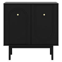 Kommode MAZOMA schwarz gold Optik B/H/T: ca. 79x82x39 cm MAZOMA - gold/schwarz (79,00/82,00/39,00cm) - WIPMEB