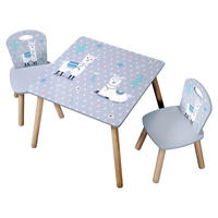 Kesper Kindertisch mit zwei Stühlen multicolor Spanplatte Kindertisch_mit_2_Stühlen - multicolor - Kesper
