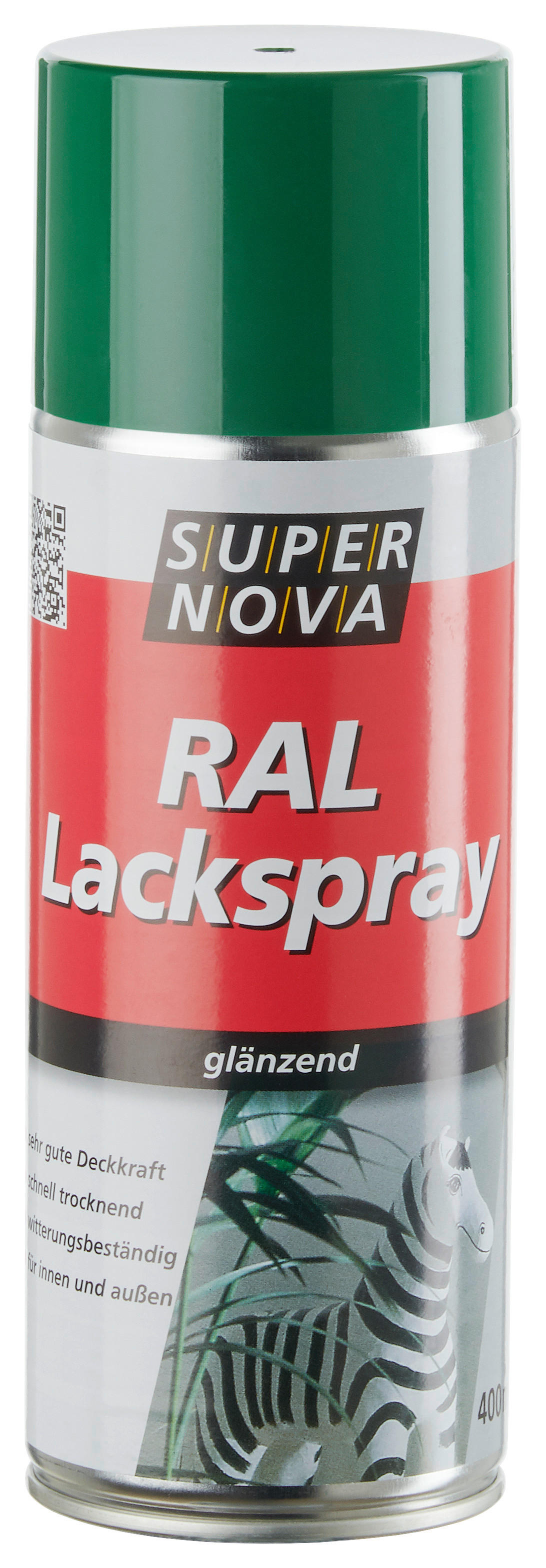 Super-Nova Lackspray moosgrün glänzend ca. 0,4 l Lackspray 400ml - moosgrün (400ml) - Super-Nova