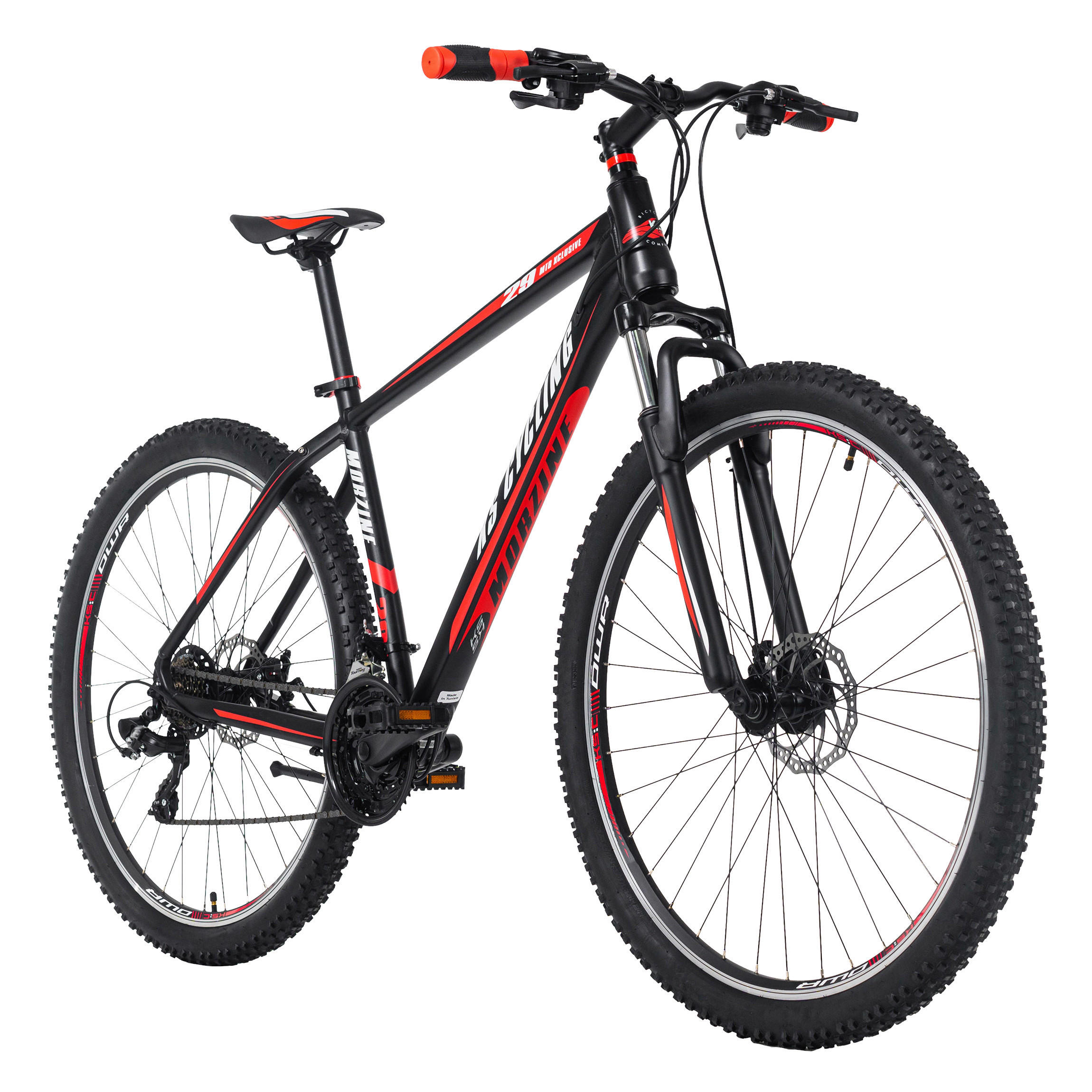 KS-Cycling Mountainbike Morzine Hardtail Morzine 29 Zoll Rahmenhöhe 5 cm 21 Gänge schwarz schwarz ca. 29 Zoll Morzine - rot/schwarz - KS-Cycling