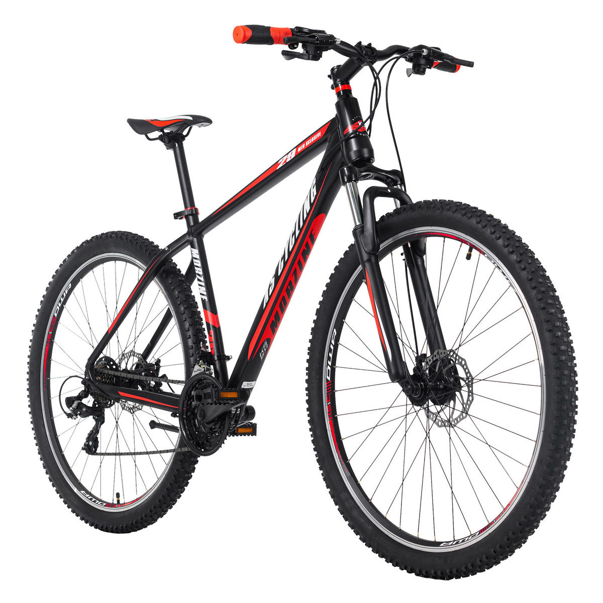 KS-Cycling Mountainbike Morzine Hardtail Morzine 29 Zoll Rahmenhöhe 5 cm 21 Gänge schwarz schwarz ca. 29 Zoll Morzine - rot/schwarz - KS-Cycling