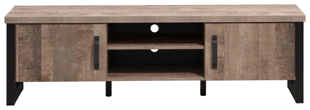 TV-Lowboard Emile Eiche Tabak Nachbildung B/H/T: ca. 166x50x45 cm Emile - Eiche (166,00/50,00/45,00cm) - Trendteam