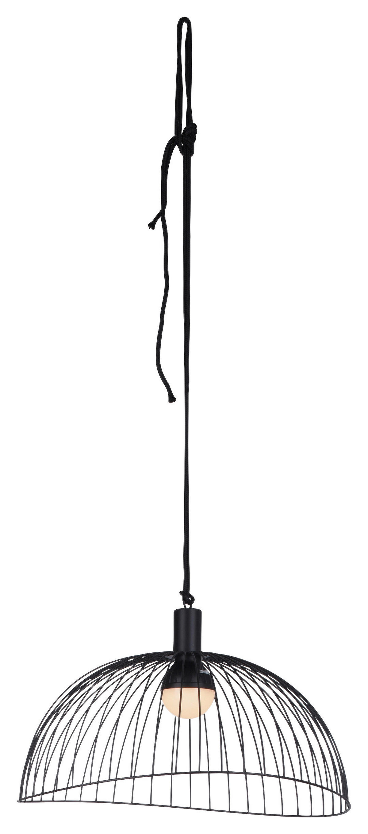 Just Light Pendelleuchte PN19922-18 schwarz Kunststoff H/D: ca. 26x46 cm 1.0 Brennstellen DAVID - schwarz (46,00/26,00cm) - Just Light