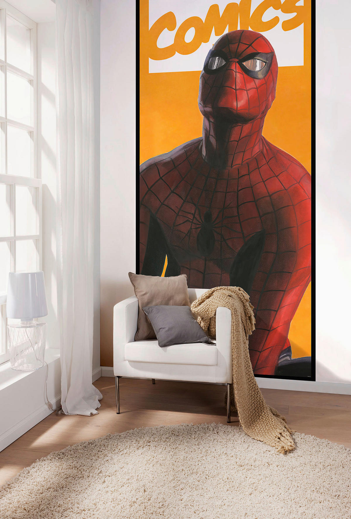 Komar Fototapete Spider-Man Comic IADX2-070 B/H: ca. 100x250 cm Spider-Man Comic IADX2-070 - (100,00/250,00cm) - Komar