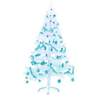 HI Weihnachtsbaum weiß Kunststoff H: ca. 150 cm Weihnachtsbaum 150cm - weiß (150,00cm) - HI