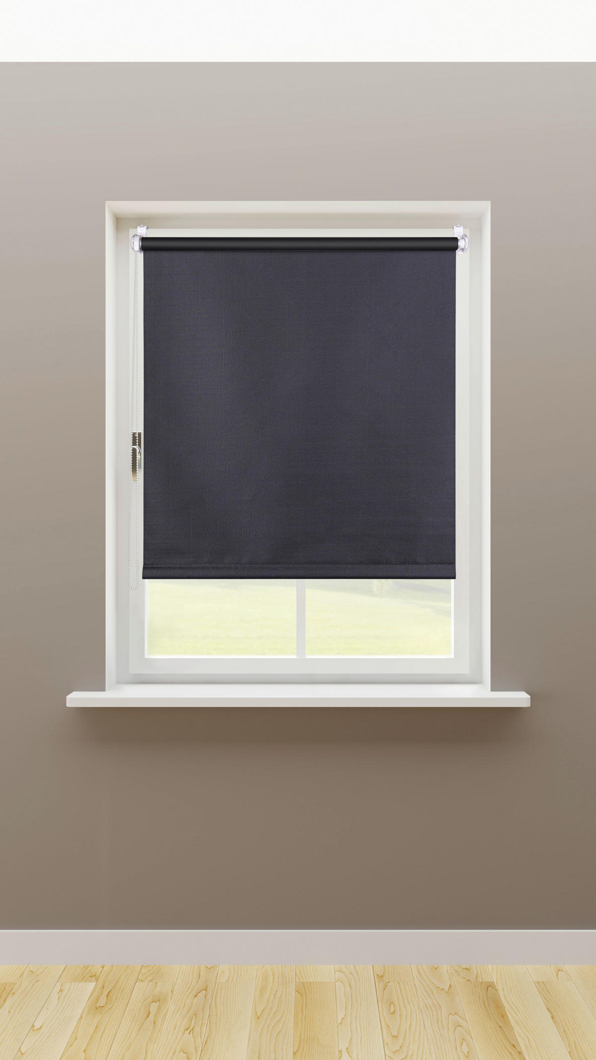 Sensation Verdunklungsrollo Dark anthrazit B/L: ca. 80x150 cm Dark - schwarz/anthrazit (80,00/150,00cm) - Sensation