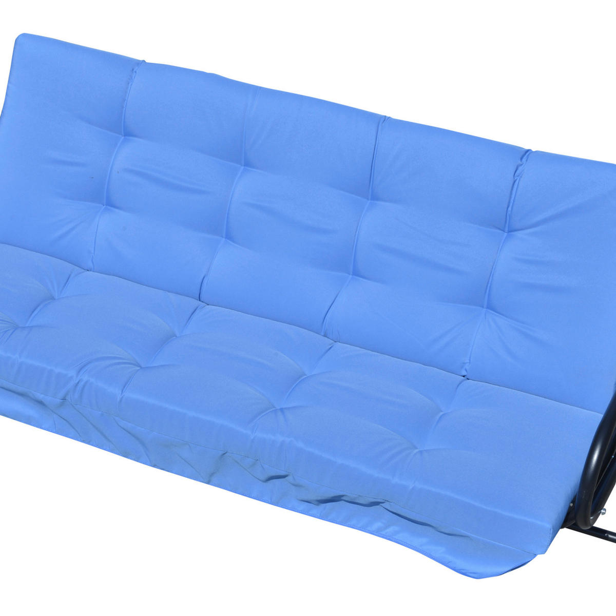 Outsunny Sitzkissen blau Polyester B/H/L: ca. 100x8x170 cm Sitzkissen - blau (170,00/100,00/8,00cm) - Outsunny