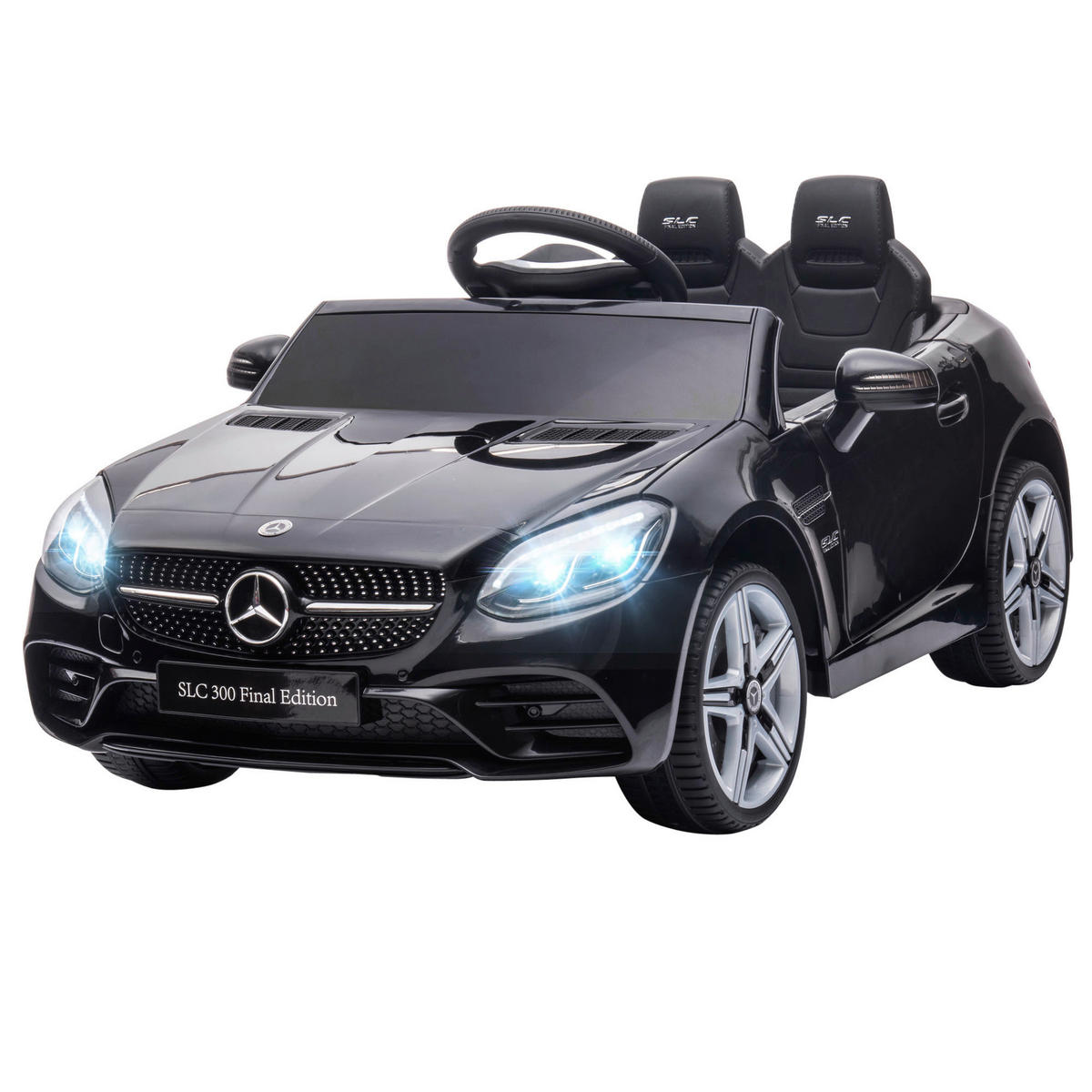 AIYAPLAY Kinder-Elektroauto schwarz B/H/L: ca. 62,5x44x107 cm Kinder Elektroauto - schwarz (107,00/62,50/44,00cm) - AIYAPLAY