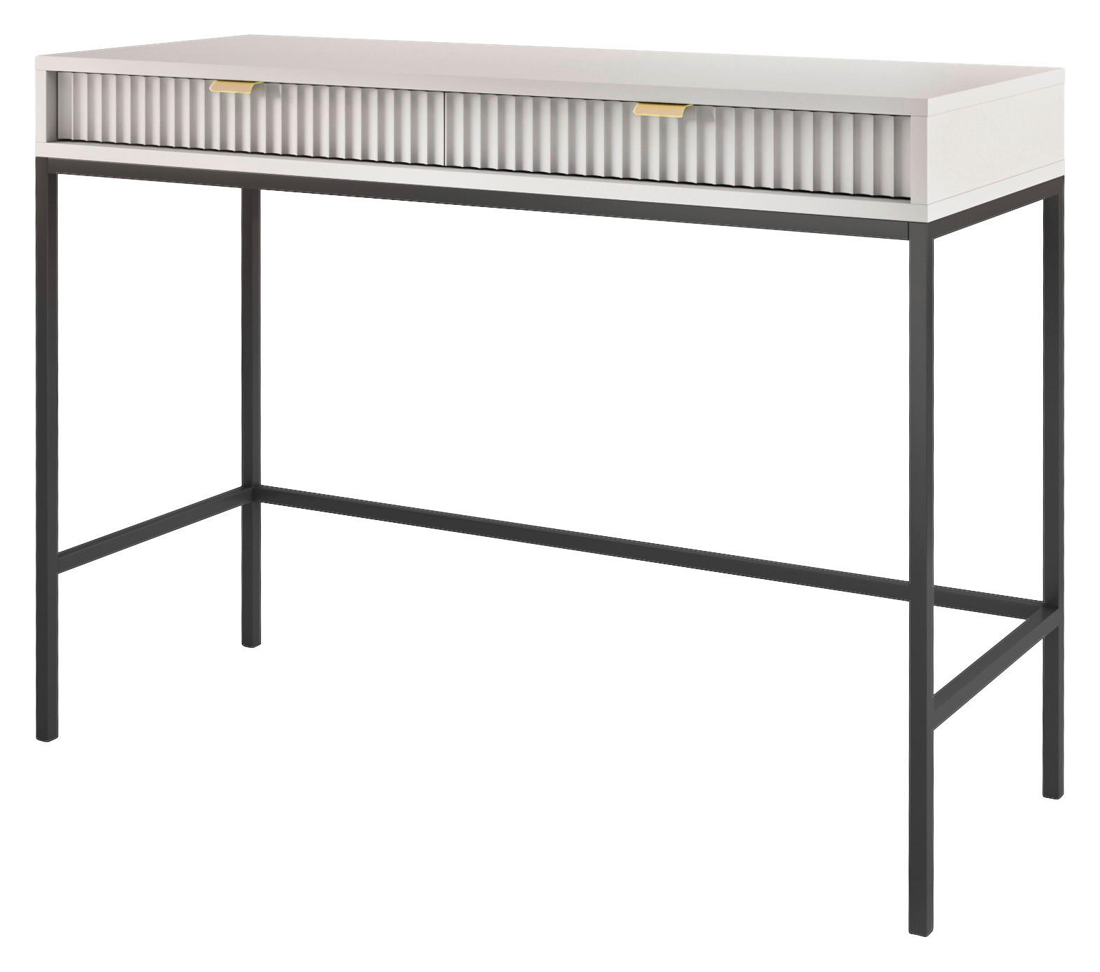 Schminktisch SCHMINKTISCH AURA AU05 grau schwarz gold Optik B/H/T: ca. 104x78x50 cm SCHMINKTISCH AURA AU05 - gold/schwarz (104,00/78,00/50,00cm) - WIPMEB