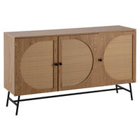 Sideboard natur Eiche Optik B/H/T: ca. 140x80x39 cm Sideboard - natur (140,00/80,00/39,00cm) - Wohnling