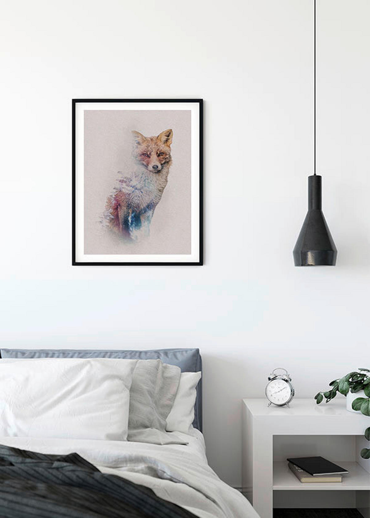 Komar Poster Animals Forest Fox Waldtiere B/L: ca. 40x50 cm Animals Forest Fox - (40,00/50,00cm) - Komar