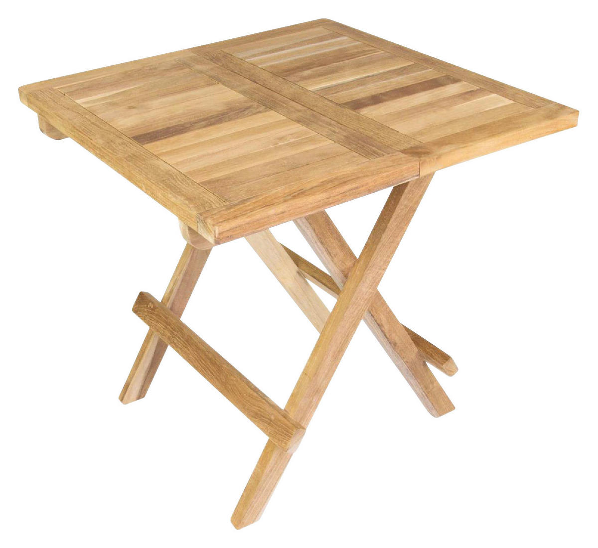VCM Gartentisch braun Holz B/H/L: ca. 50x50x50 cm Gartentisch - braun (50,00/50,00/50,00cm) - VCM
