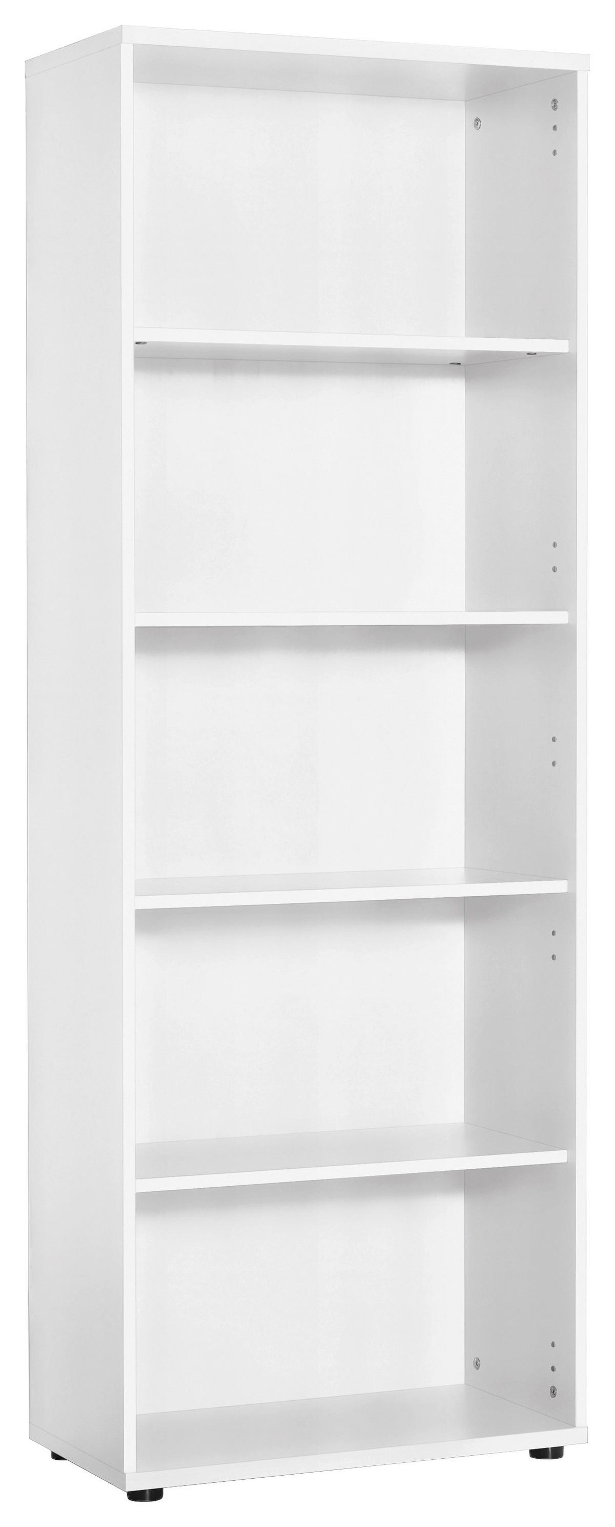 Regal Serie 200 perlweiß B/H/T: ca. 65,1x182,4x34,5 cm Serie 200 - perlweiß (65,10/182,40/34,50cm) - Möbelpartner