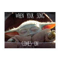 Komar Poster Mandalorian The Child Music Mandalorian The Child Music - (40,00/30,00cm) - Komar
