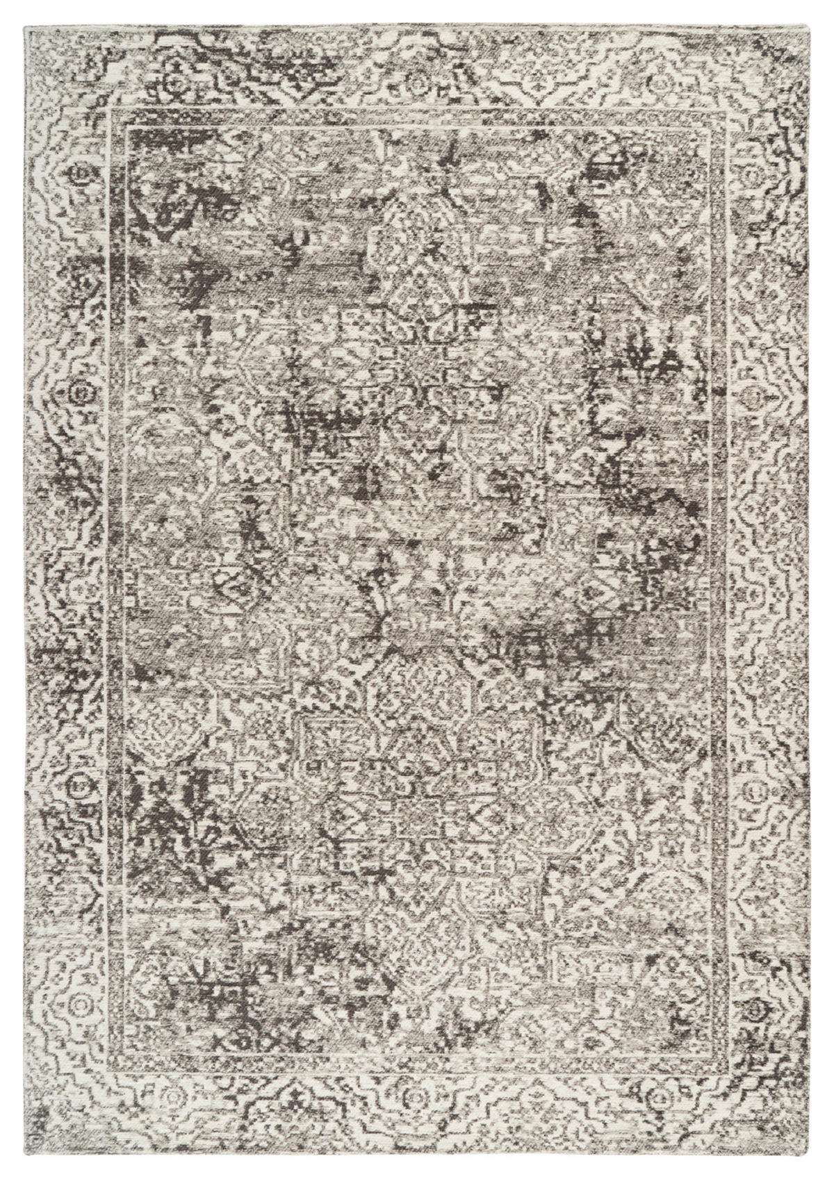 360Living Teppich Davio grau B/L: ca. 120x170 cm Davio - grau (120,00/170,00cm) - 360Living