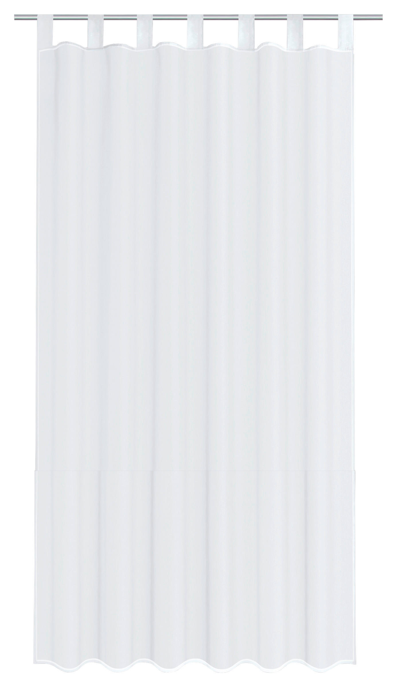 Kombivorhang Nouveau weiß B/L: ca. 140x175 cm Nouveau - weiß (140,00/175,00cm) - POCOline
