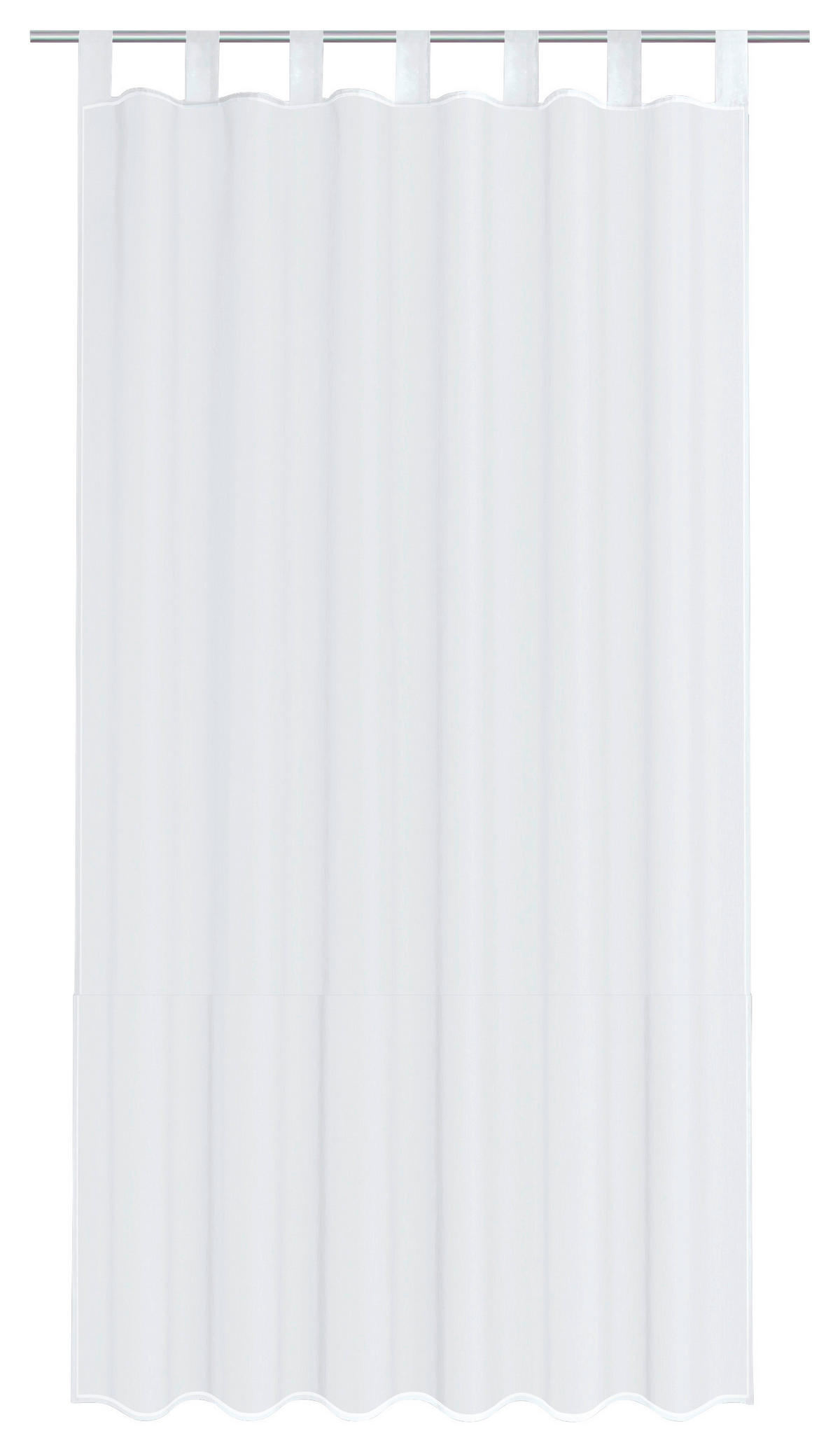 Kombivorhang Nouveau weiß B/L: ca. 140x175 cm Nouveau - weiß (140,00/175,00cm) - POCOline