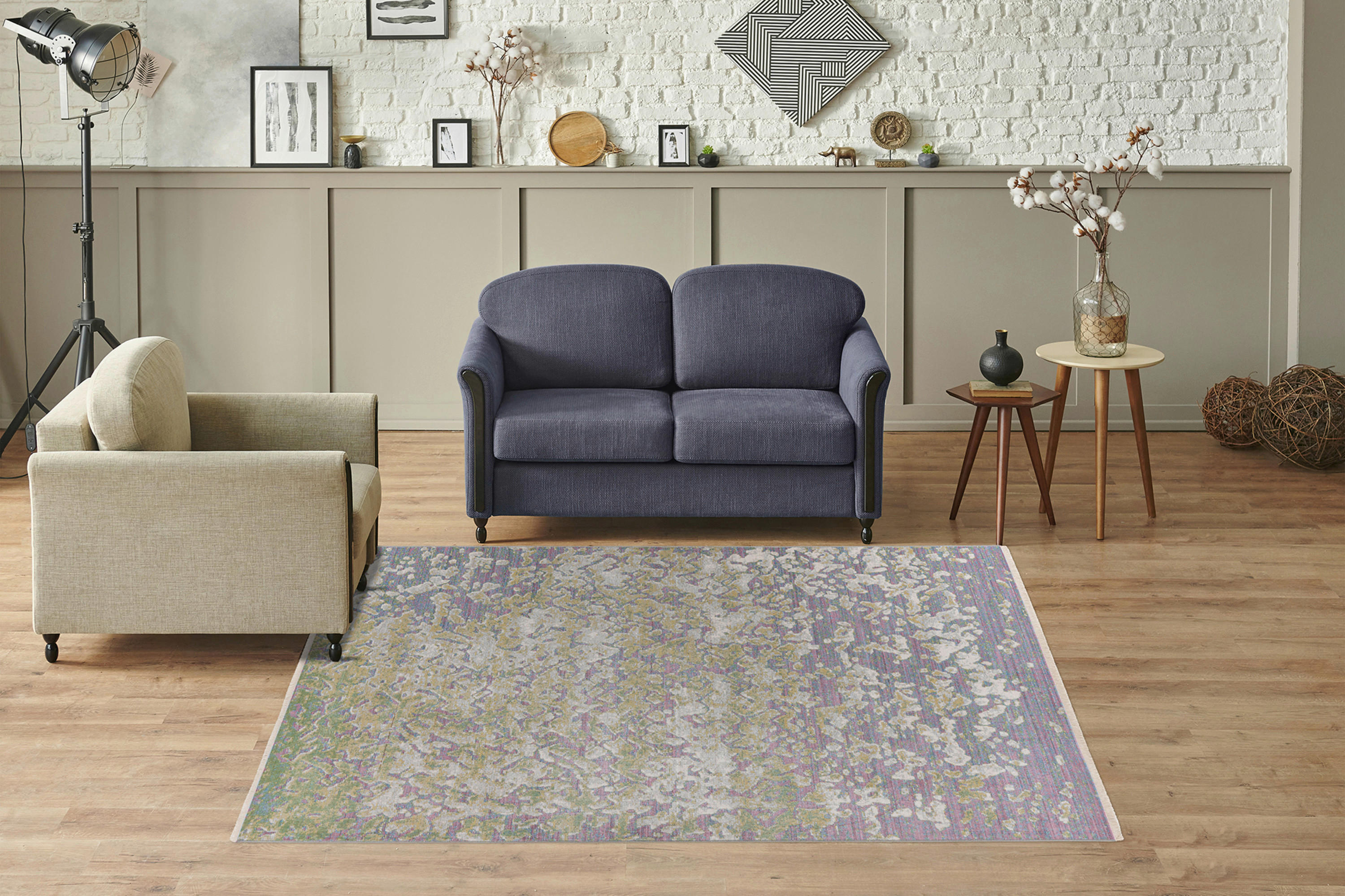 360Living Teppich Dilan grün B/L: ca. 120x170 cm Dilan - grün (120,00/170,00cm) - 360Living