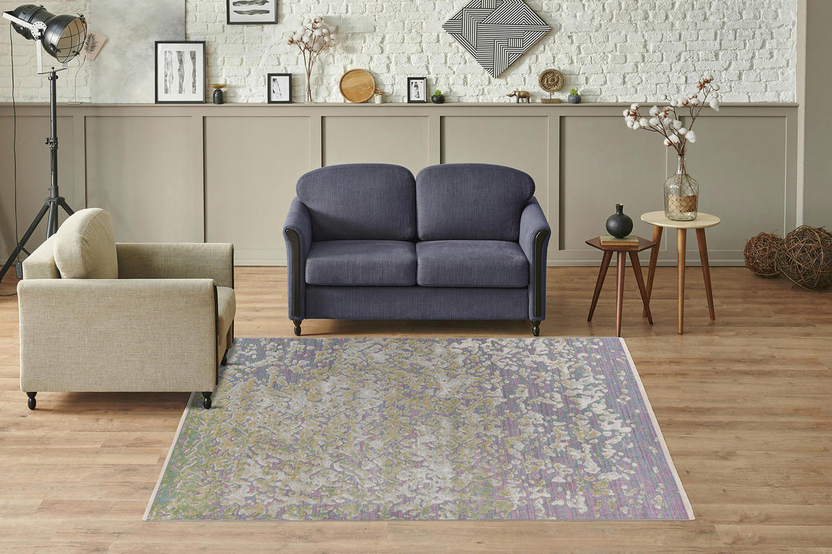 360Living Teppich Dilan grün B/L: ca. 120x170 cm Dilan - grün (120,00/170,00cm) - 360Living