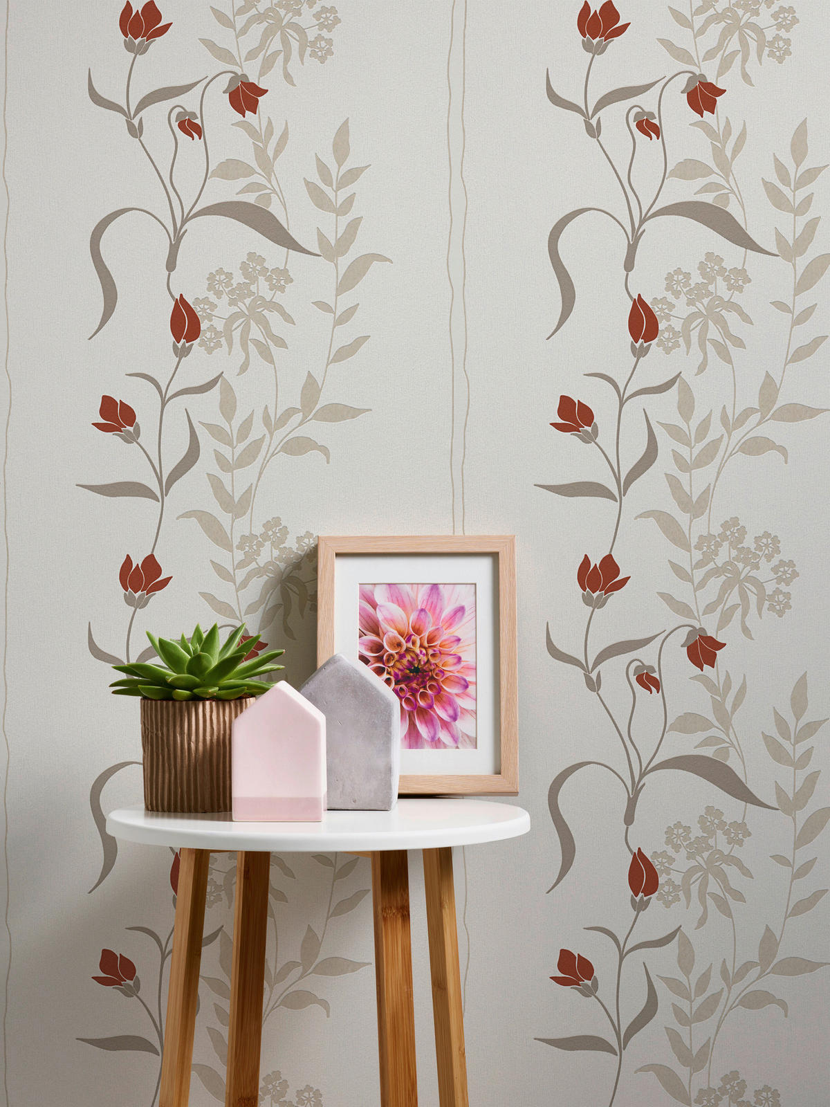 Livingwalls Vliestapete Best of Vlies Floral creme B/L: ca. 53x1005 cm Best of Vlies - creme (53,00/1005,00cm) - Livingwalls