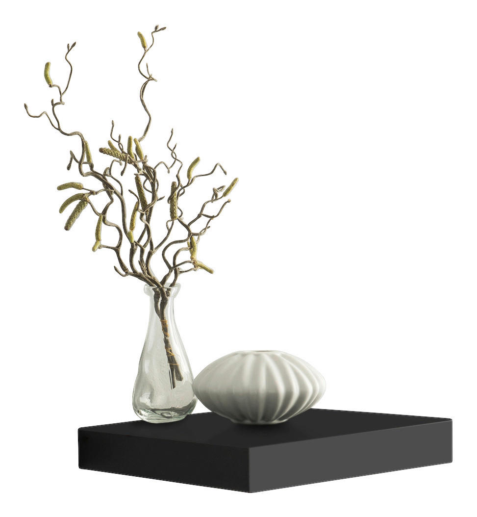 Wandboard Shelvy 23 schwarz B/H/T: ca. 24x4x24 cm Shelvy 23 - schwarz (24,00/4,00/24,00cm)