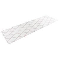 360Living Teppich Vivica rosé B/L: ca. 80x250 cm Vivica - weiß/rosé (80,00/250,00cm) - 360Living