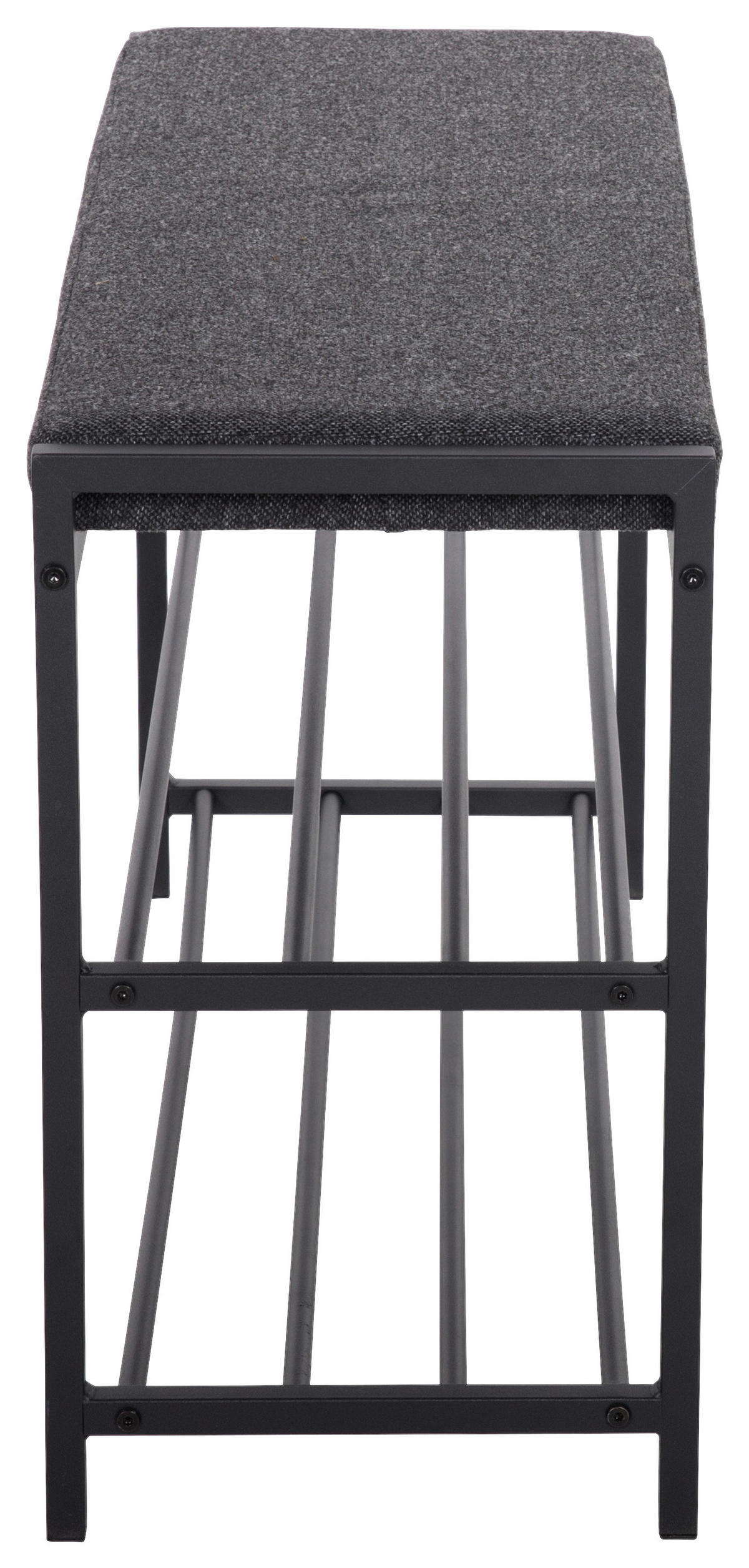 Schuhregal Janne schwarz Metall B/H/T: ca. 90x50x30 cm Janne - schwarz (90,00/50,00/30,00cm)