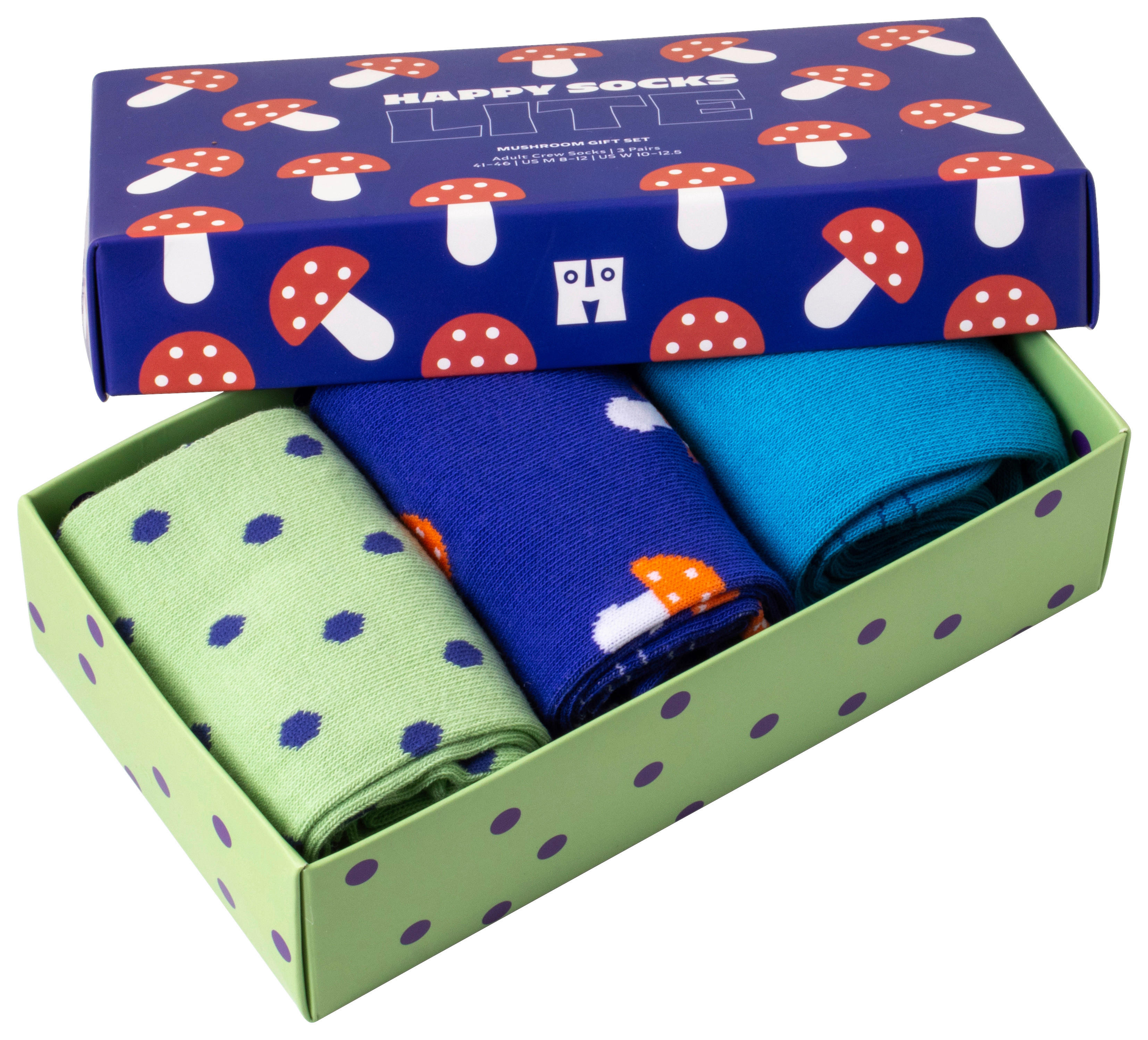 HappySocks Socken Weihnachten 3er Pack mehrfarbig Baumwolle Weihnachten 3er Pack - mehrfarbig - HappySocks