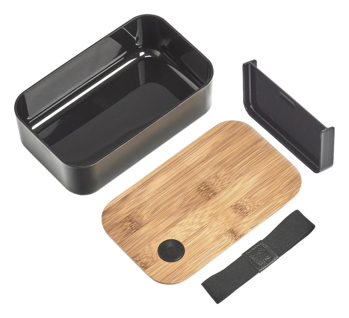 Zeller Lunch-Box schwarz Lunch-Box - schwarz (19,00/12,00/7,00cm) - Zeller