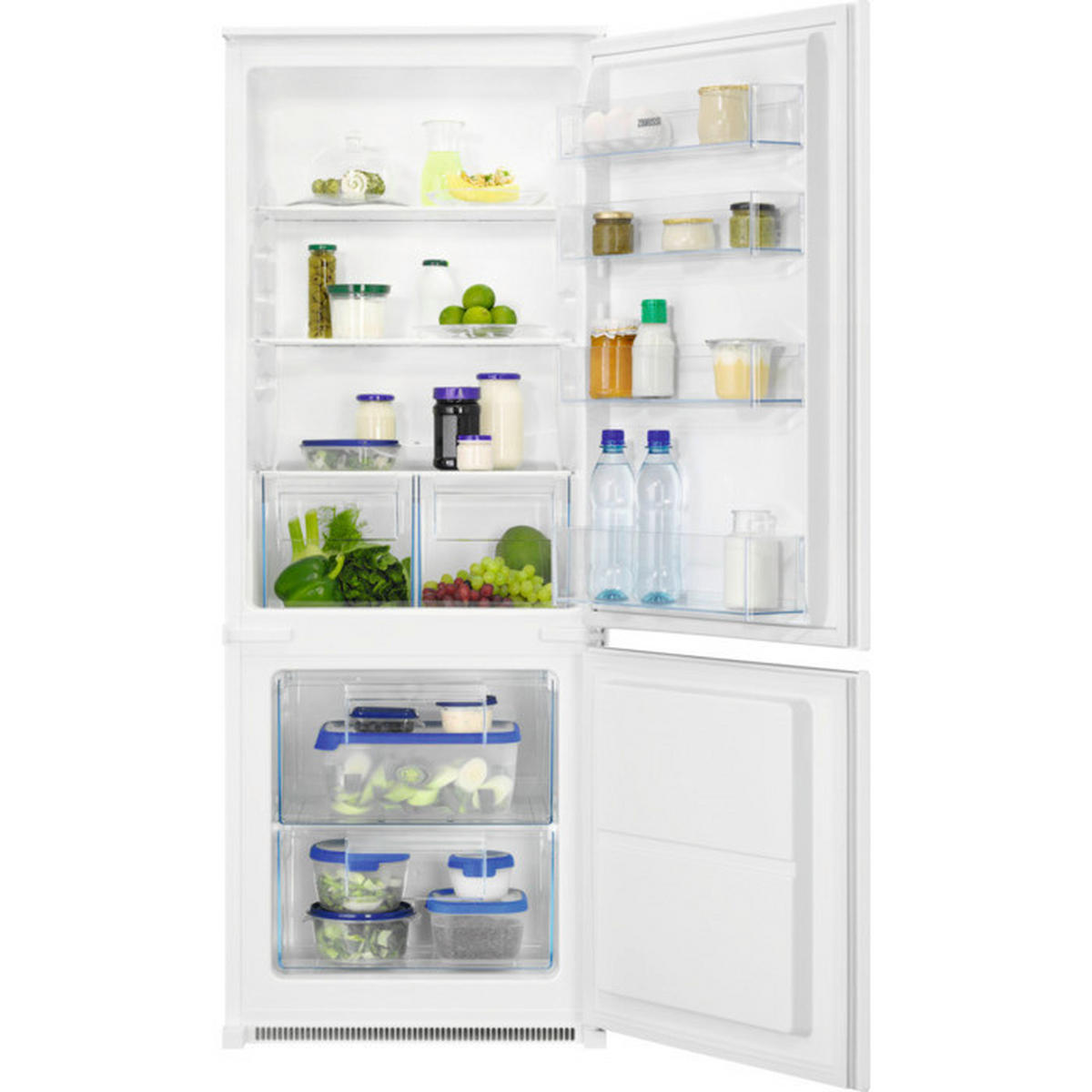 Zanussi Einbaukühl-/Gefrierkombination ZNLN14ES weiß B/H/T: ca. 56x144,6x55 cm ZNLN14ES - weiß (56,00/144,60/55,00cm) - Zanussi
