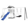 AXI Spielturm Beach Tower grau B/H/L: ca. 519x242x349 cm Beach Tower - blau/weiß (349,00/519,00/242,00cm) - AXI