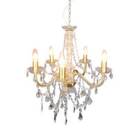 Näve Leuchten Pendelleuchte gold Metall Kunststoff B/H/T: ca. 52x85x52 cm E14 5 Brennstellen Cecilia - gold (52,00/85,00/52,00cm) - Näve Leuchten