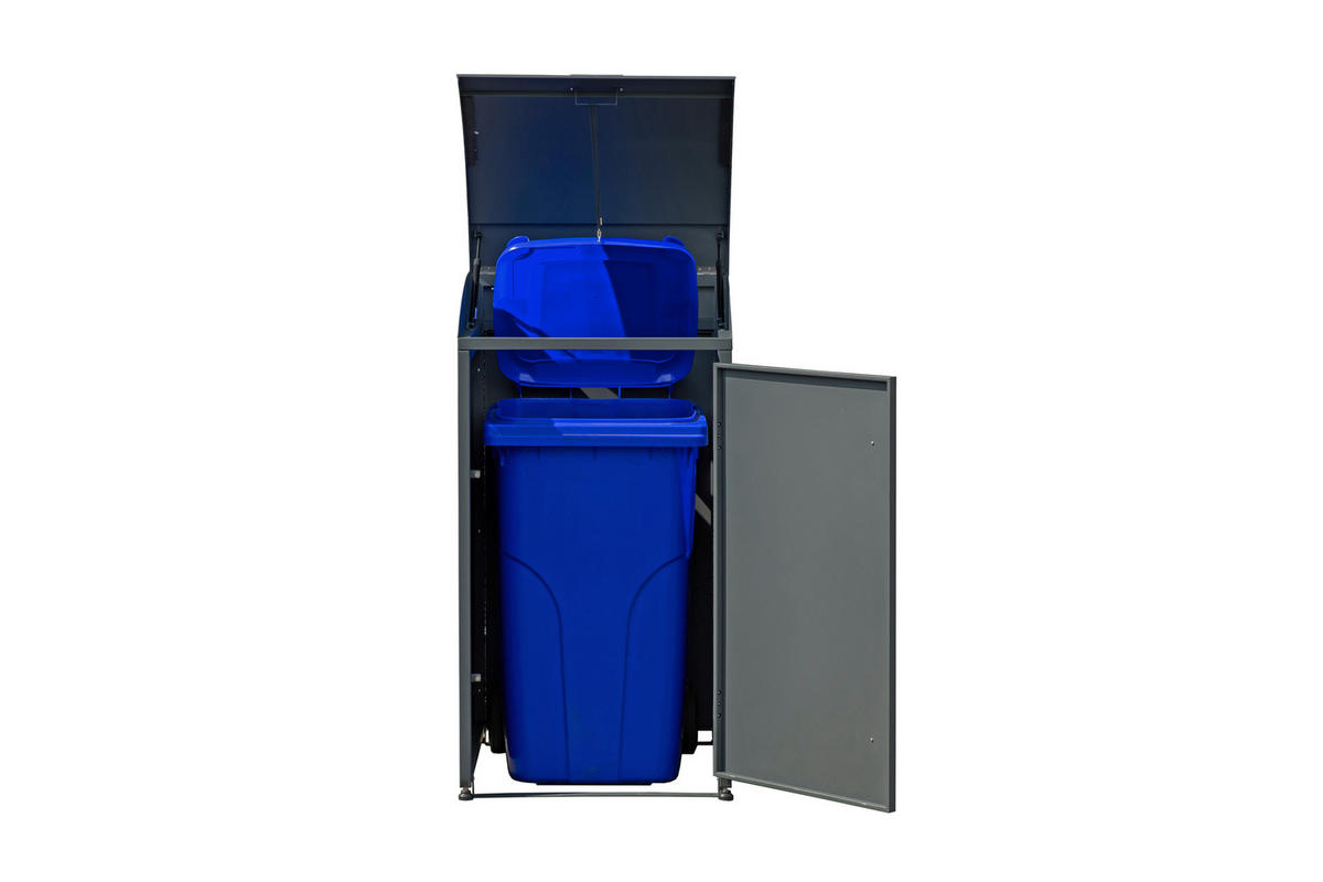 Westmann Mülltonnenbox Moderna anthrazit B/H/L: ca. 72x135x83 cm Moderna - anthrazit (83,00/72,00/135,00cm) - Westmann