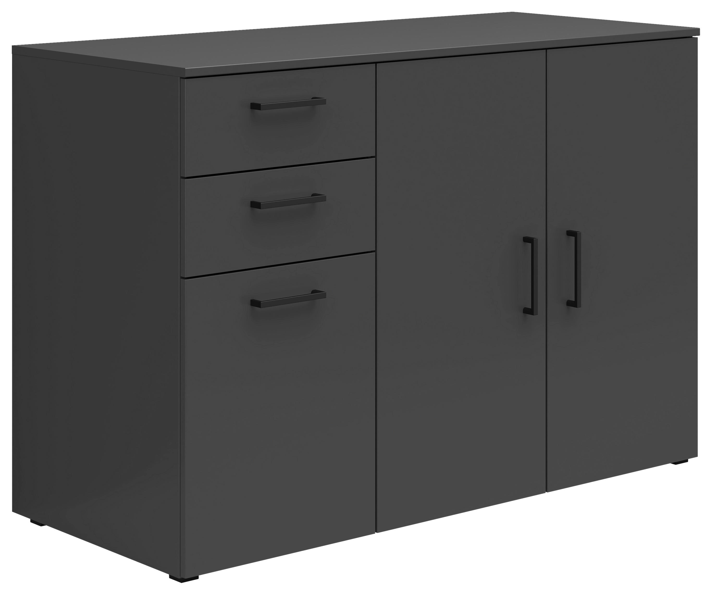 Kommode Multi-Stauraum Typ 29 anthrazit B/H/T: ca. 120x83x52 cm Multi-Stauraum Typ 29 - anthrazit (120,00/83,00/52,00cm)