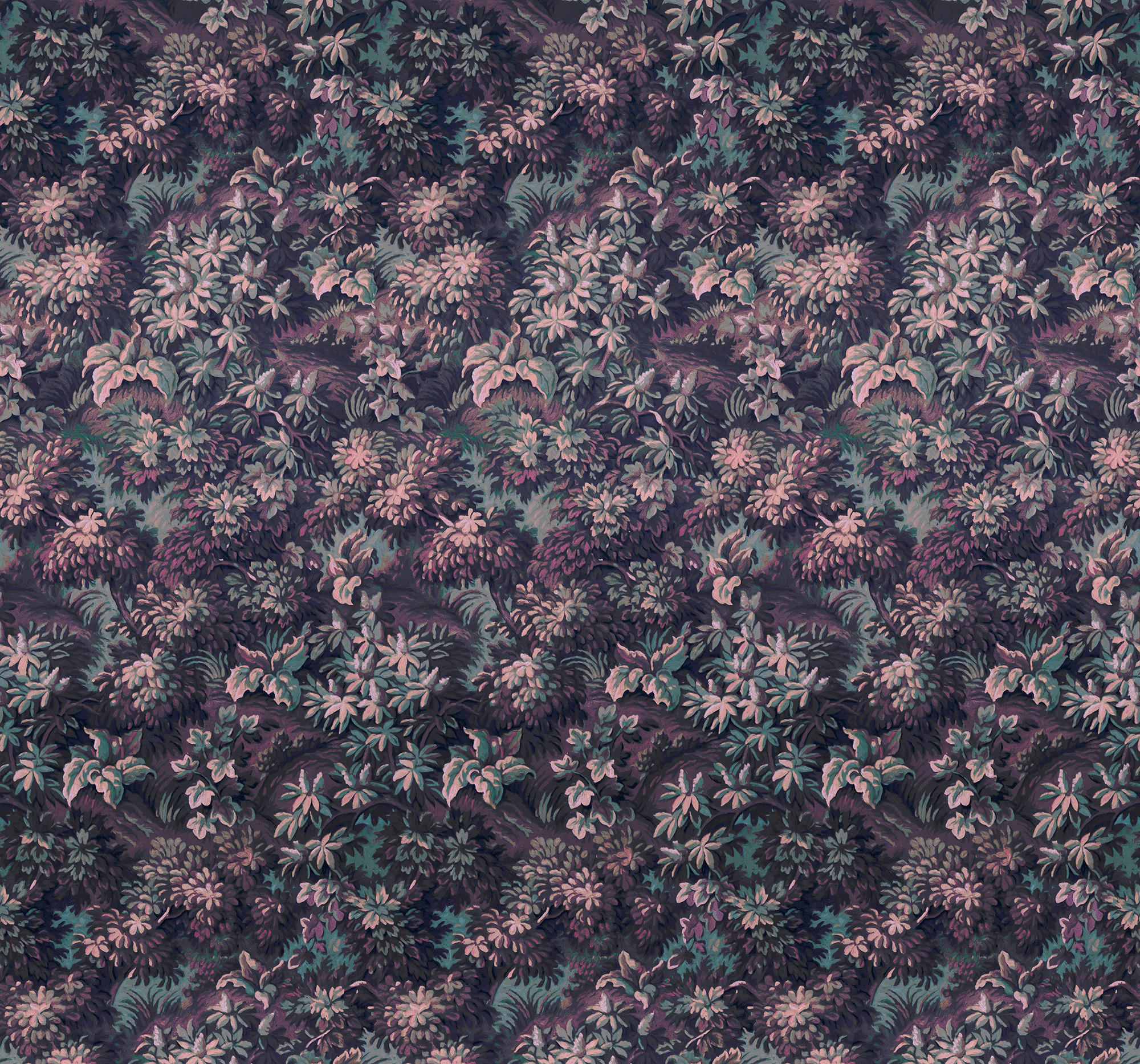 Komar Fototapete Botanique Aubergine B/L: ca. 300x280 cm Botanique Aubergine - (300,00/280,00cm) - Komar