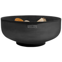 CookKing Feuerschale Palermo XXL schwarz Stahl B/H/T: ca. 80x35x80 cm Palermo XXL - schwarz (80,00/35,00/80,00cm) - CookKing