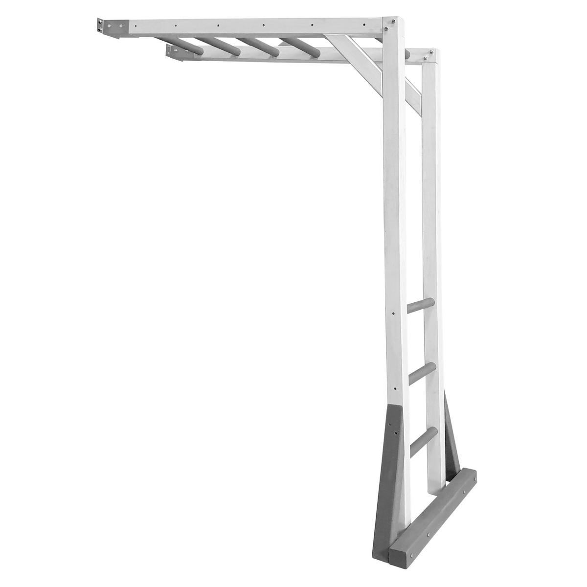 AXI Klettergerüst Beach Tower grau B/H/L: ca. 167x206x97 cm Beach Tower - weiß/grau (97,00/167,00/206,00cm) - AXI