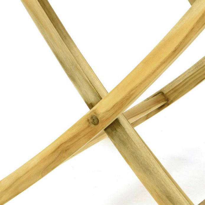 Thumbnail - VCM Balkontisch braun Teakholz B/H/T: ca. 80x75x80 cm