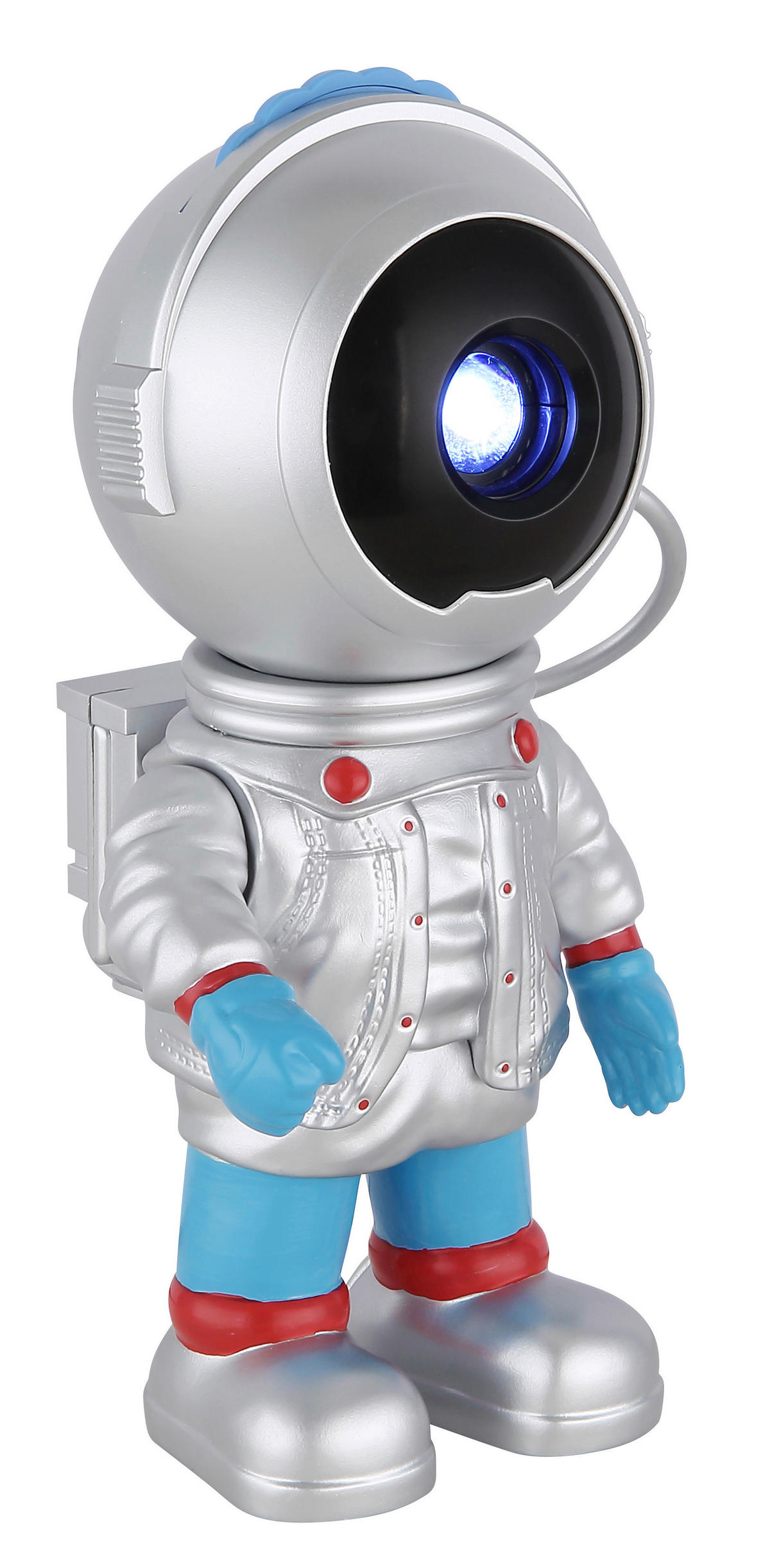 GLOBO Tischleuchte silber bunt schwarz PVC Kunststoff B/H/L: ca. 7x18,5x9,5 cm 1 Brennstellen COSMO - bunt/schwarz (9,50/7,00/18,50cm) - GLOBO