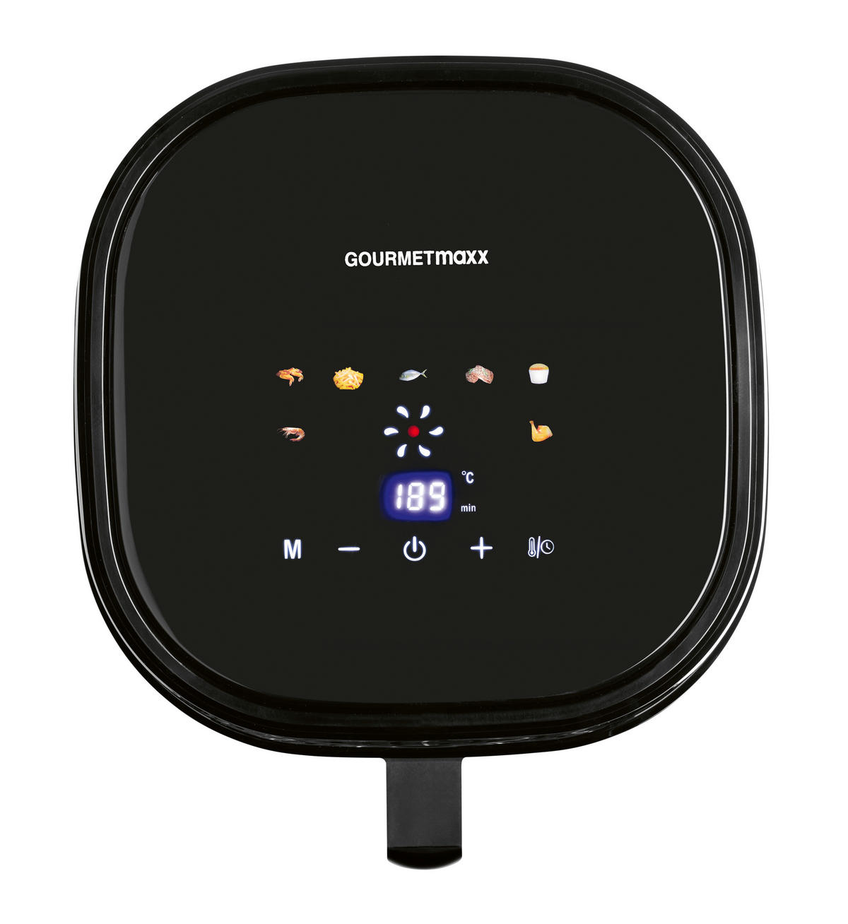 GOURMETmaxx Heißluftfritteuse Heißluftfritteuse - schwarz (26,50/34,40/30,50cm) - GOURMETmaxx