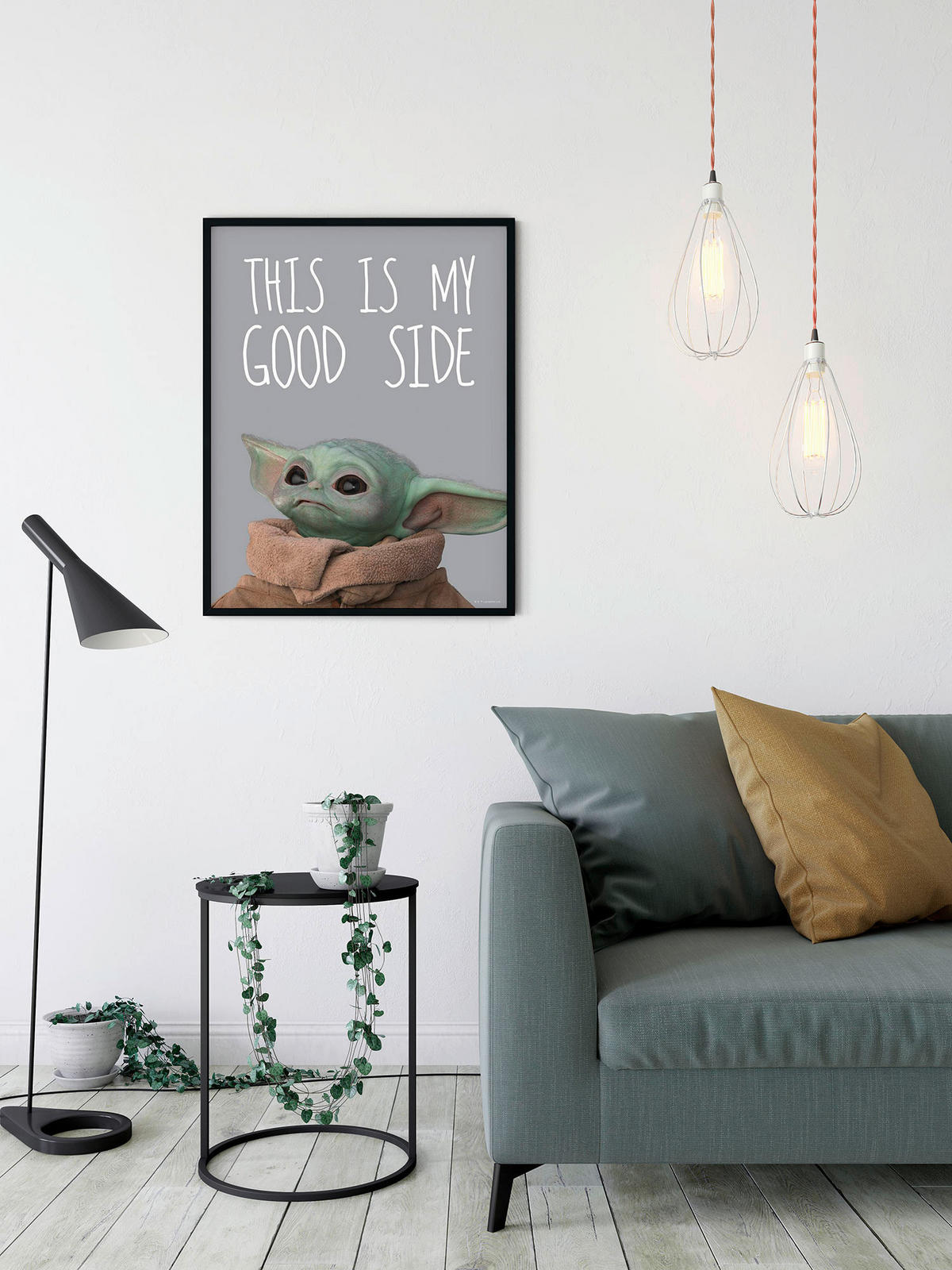 Komar Poster Mandalorian The Child Chocolate Sid Disney B/L: ca. 30x40 cm Mandalorian The Child Chocolate Sid - (30,00/40,00cm) - Komar