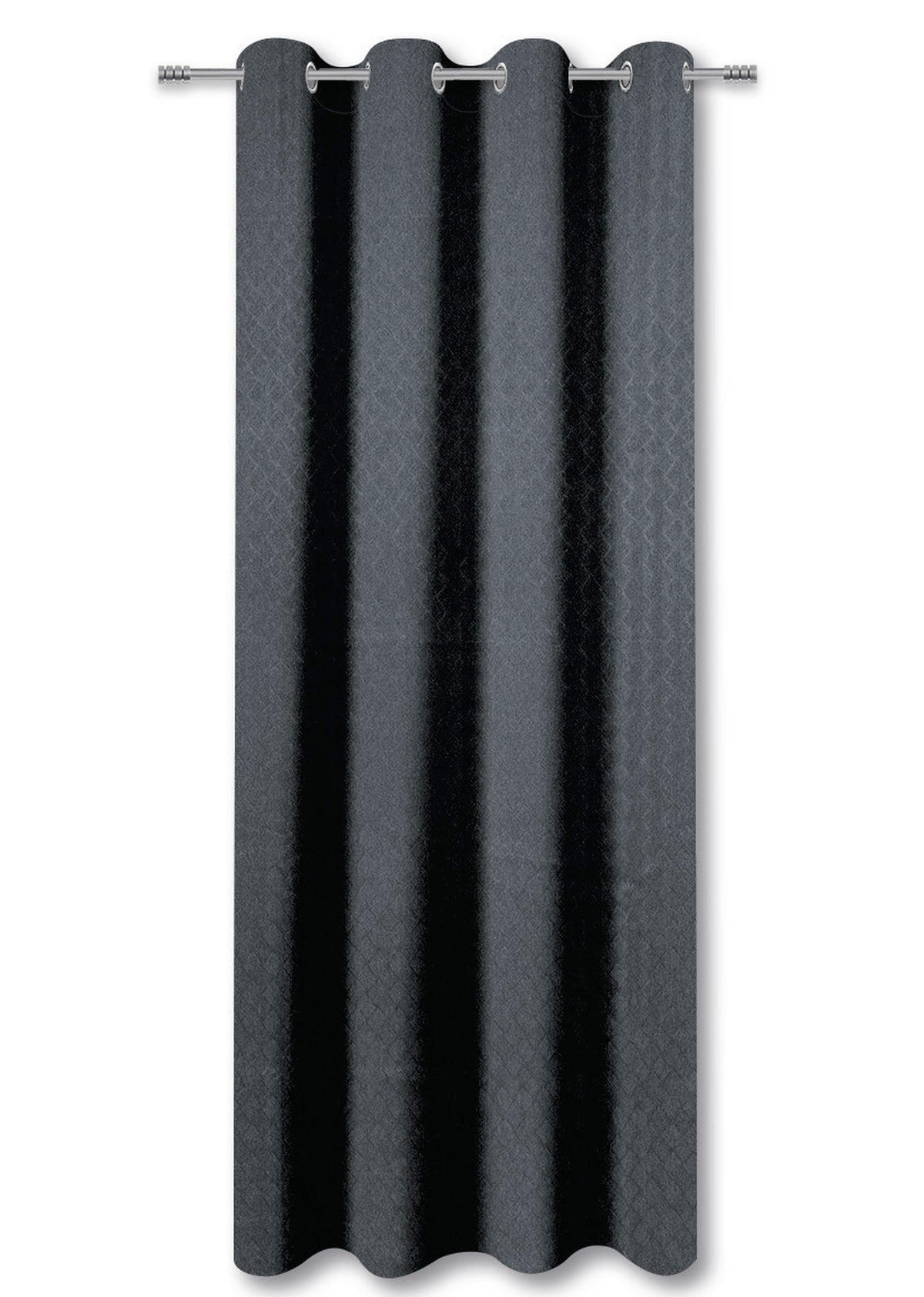 Verdunklungsvorhang Larius anthrazit B/L: ca. 140x245 cm Larius - anthrazit (140,00/245,00cm)