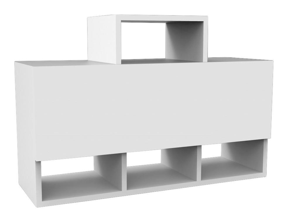 Mehrzweckschrank Colin weiß B/H/T: ca. 90x61x29,5 cm Colin - weiß (90,00/61,00/29,50cm) - moebel17
