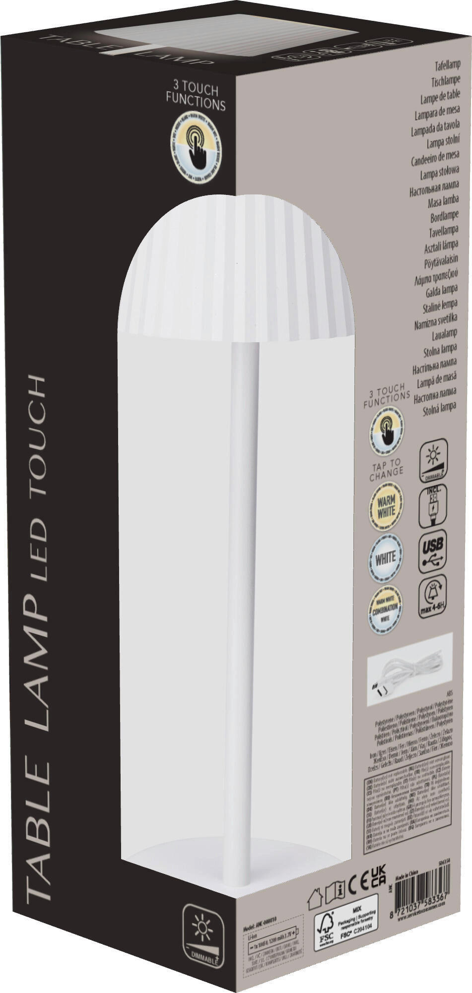 Tischlampe Tischlampe - (28,00/9,30/9,30cm)