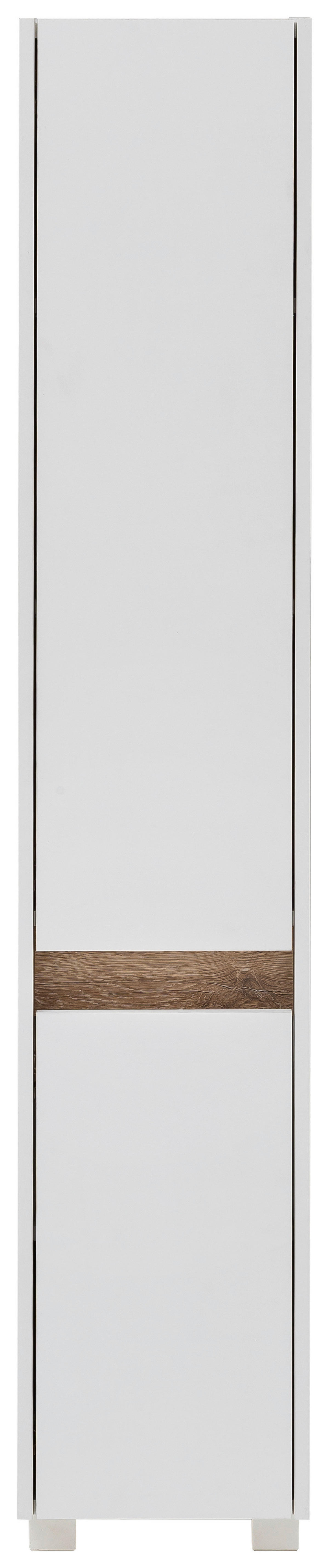 Hochschrank Cosmo perlweiß Optik B/H/T: ca. 30,2x164,5x33 cm Cosmo - (30,20/164,50/33,00cm) - Möbelpartner