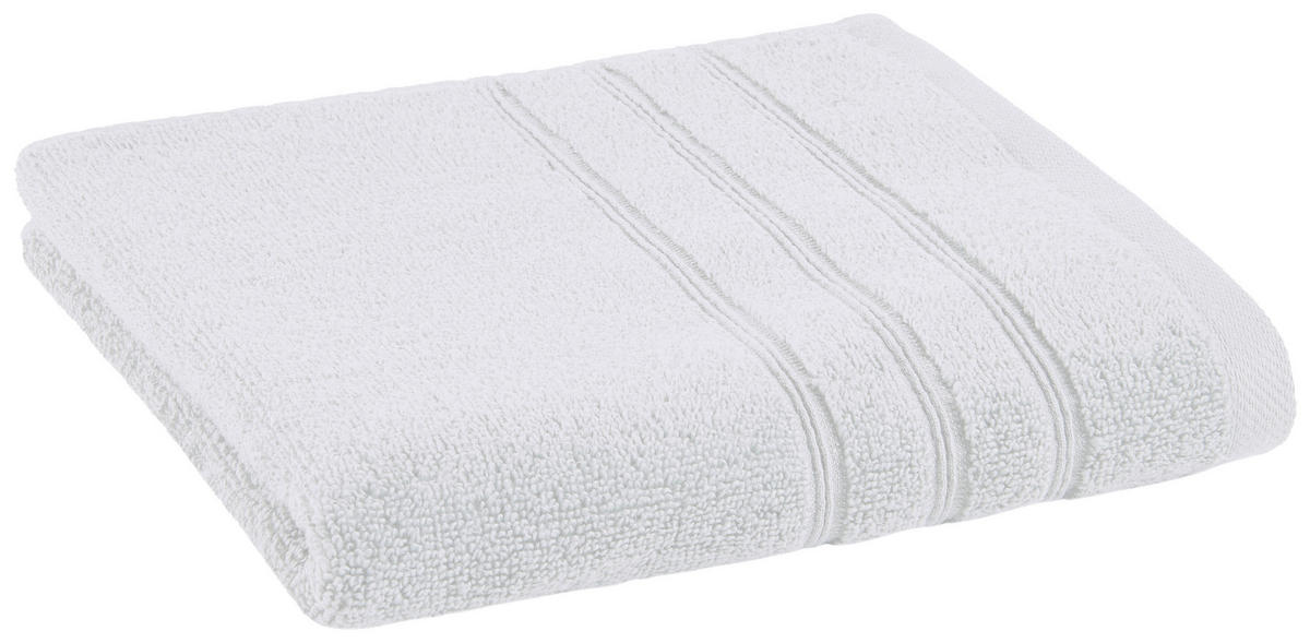 POCOline Handtuch Handtuch_Pisa 50x100 weiß - weiß (50,00/100,00cm) - POCOline