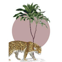 Komar Poster Botanical Garden Jaguar Dschungeltiere B/L: ca. 50x70 cm Botanical Garden Jaguar - (50,00/70,00cm) - Komar