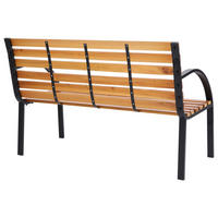 AXI Outdoor Living Gartenbank Otis braun Metall B/H/L: ca. 60x83x122 cm Otis - braun/schwarz (122,00/60,00/83,00cm) - AXI Outdoor Living
