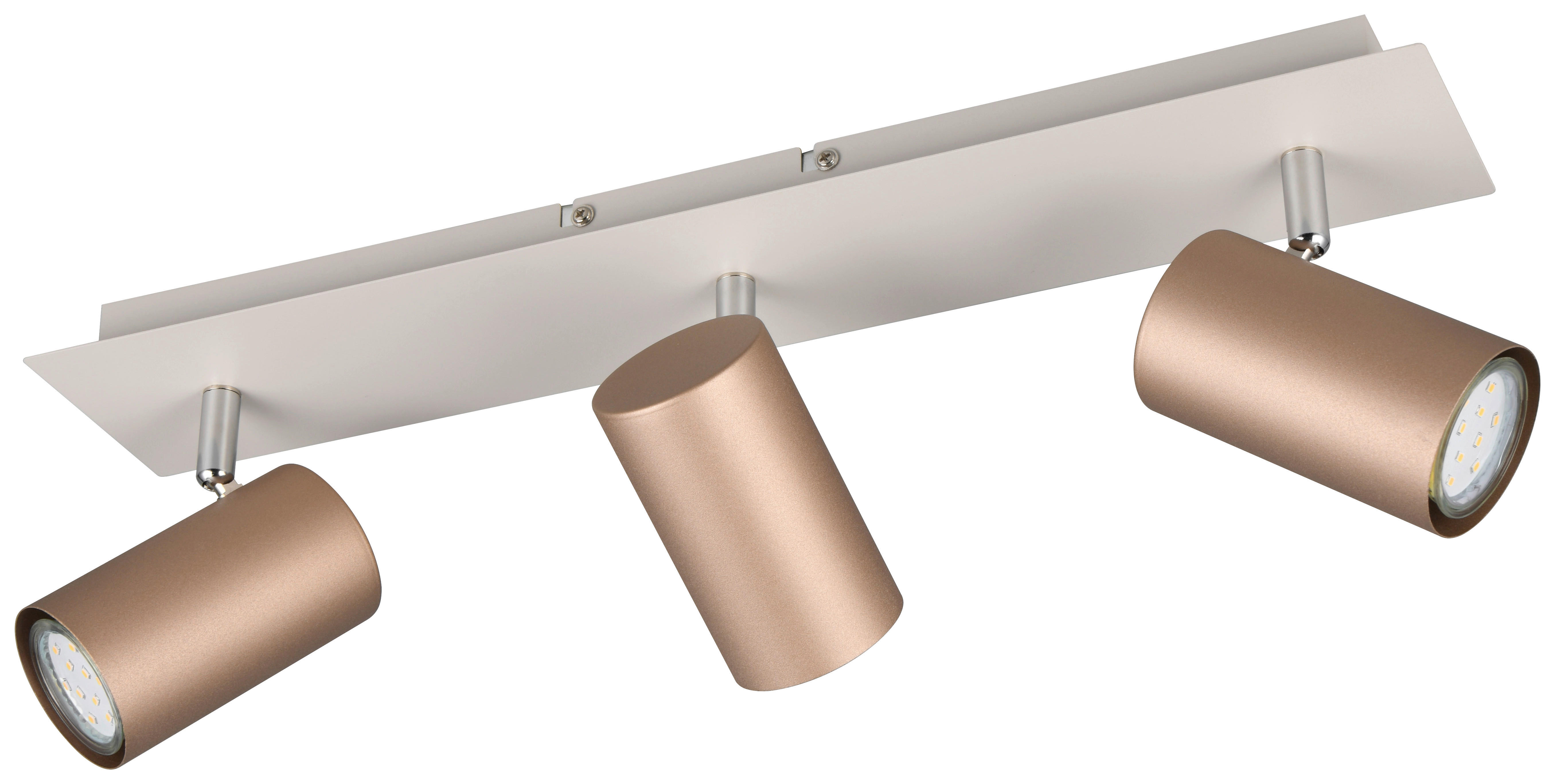 Reality Leuchten Spots kaffee B/H/L: ca. 48x15x9 cm null 3 Brennstellen Spot_Marley_3 - kaffee (9,00/48,00/15,00cm) - Reality Leuchten