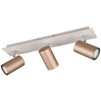 Reality Leuchten Spots kaffee B/H/L: ca. 48x15x9 cm null 3 Brennstellen Spot_Marley_3 - kaffee (9,00/48,00/15,00cm) - Reality Leuchten